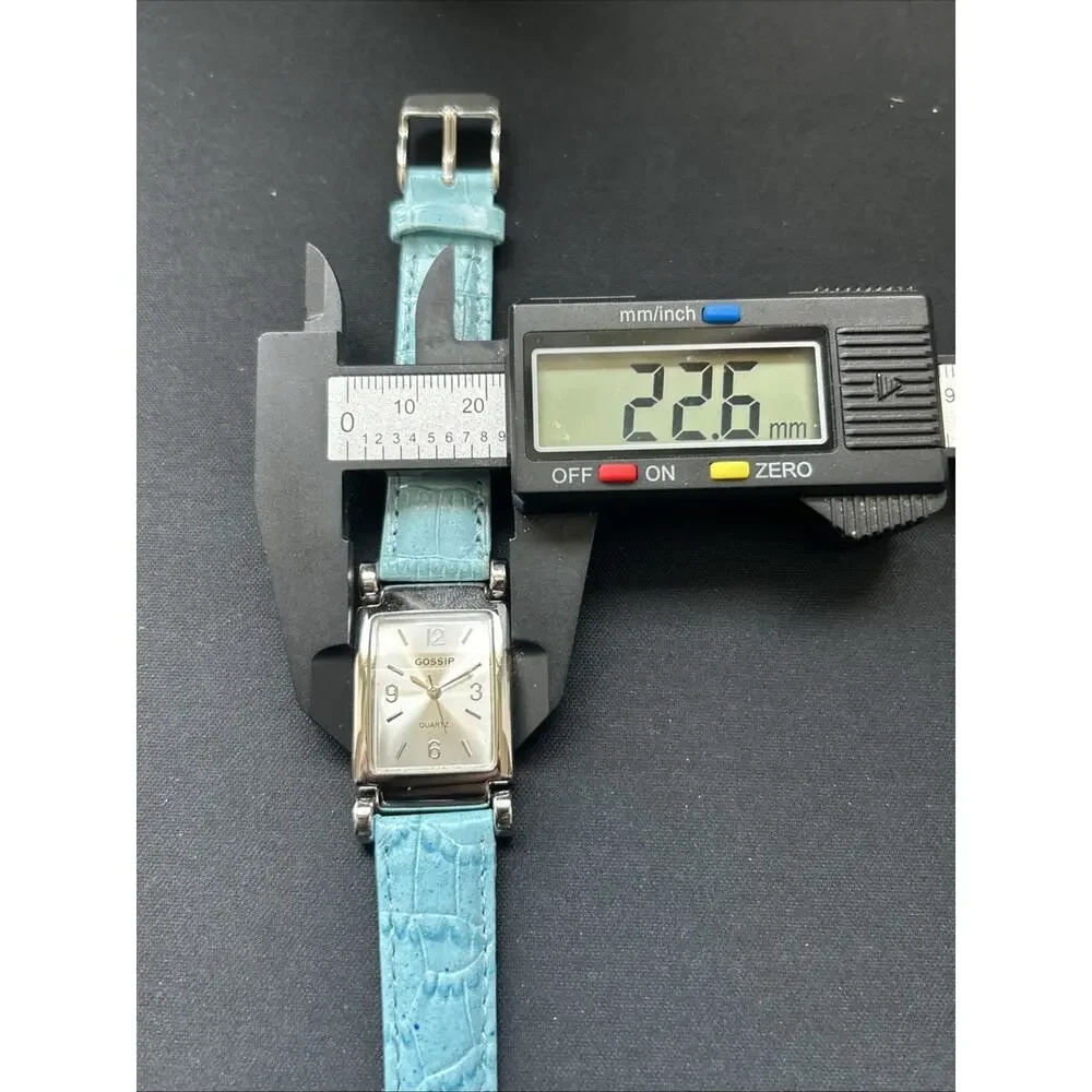 Gossip Silver Tone Blue Band Women’s Quartz Watch